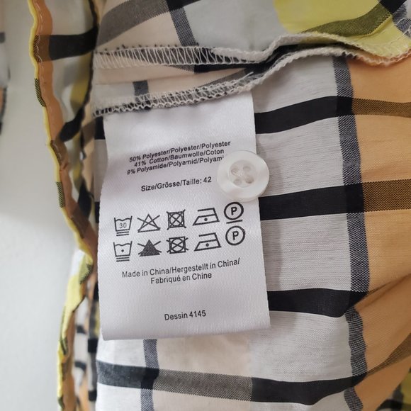 Baum Und Pferdgarten Aurelia Dress in DK42 or US L. Multicolour Check. - Picture 4 of 5